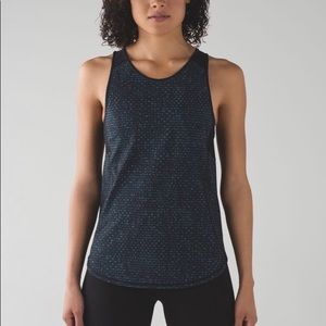 Lululemon Sculpt Tank II Black Dark Blue